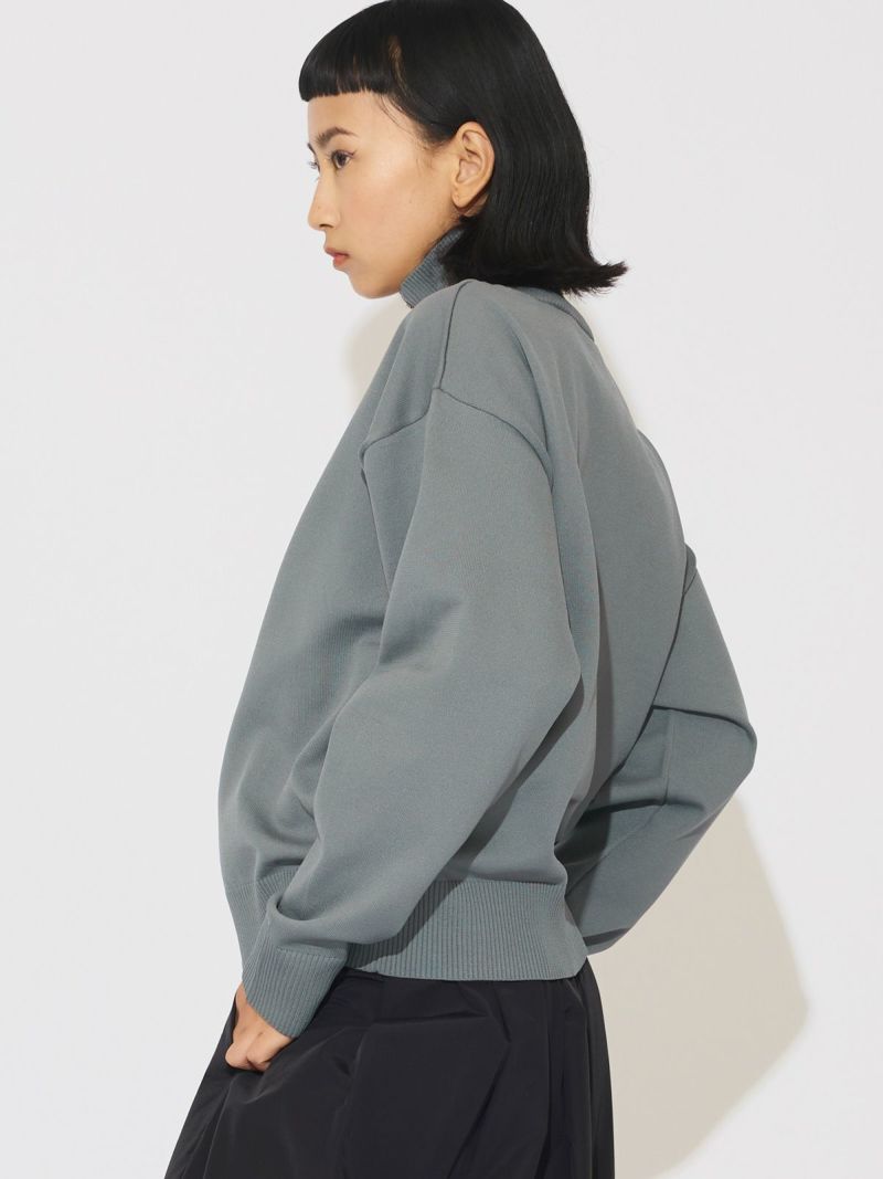 【mimi】カーディガン、ライトブルー、ライトグレー　2枚まとめ 前後2way ニット カーディガン[品番：AZ000004454]｜andme（アンドミー