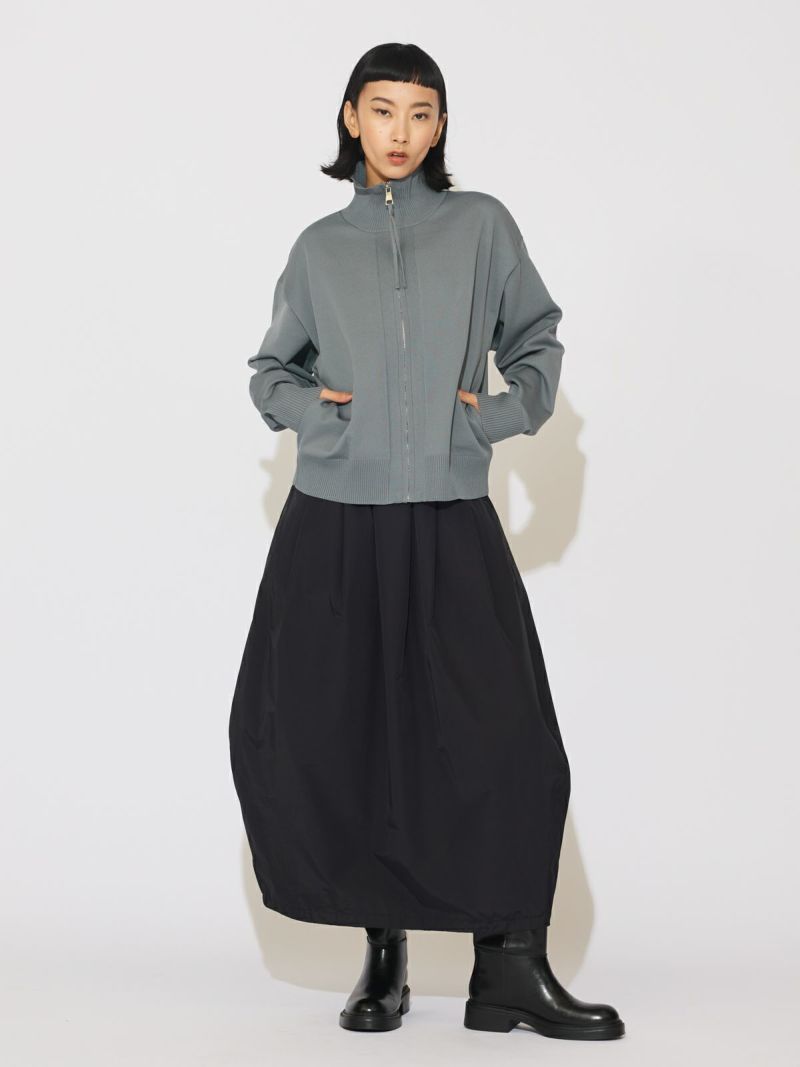 MIDIUMISOLID for Ladies ハイネックジップカーディガン｜ MARcourt