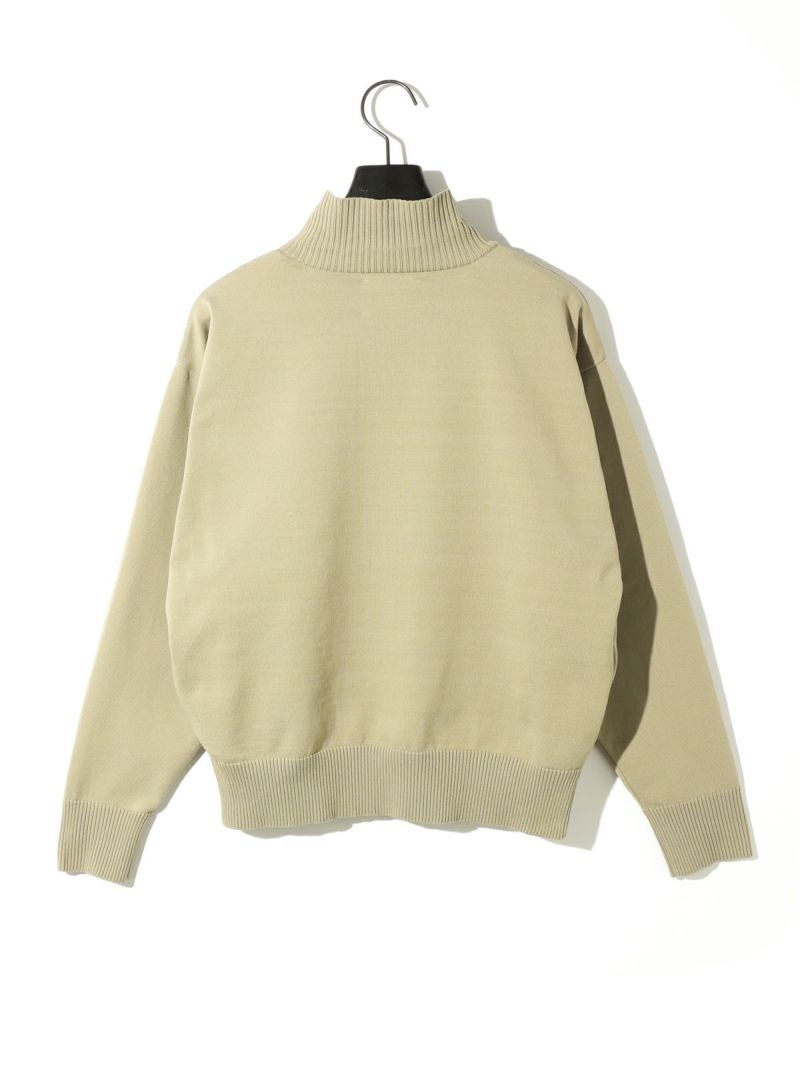 【新品未使用タグ付き】V12☆レディースモックネック　グレー　サイズ：1 MIDIUMISOLID for Ladies ハイネックジップカーディガン｜ MARcourt