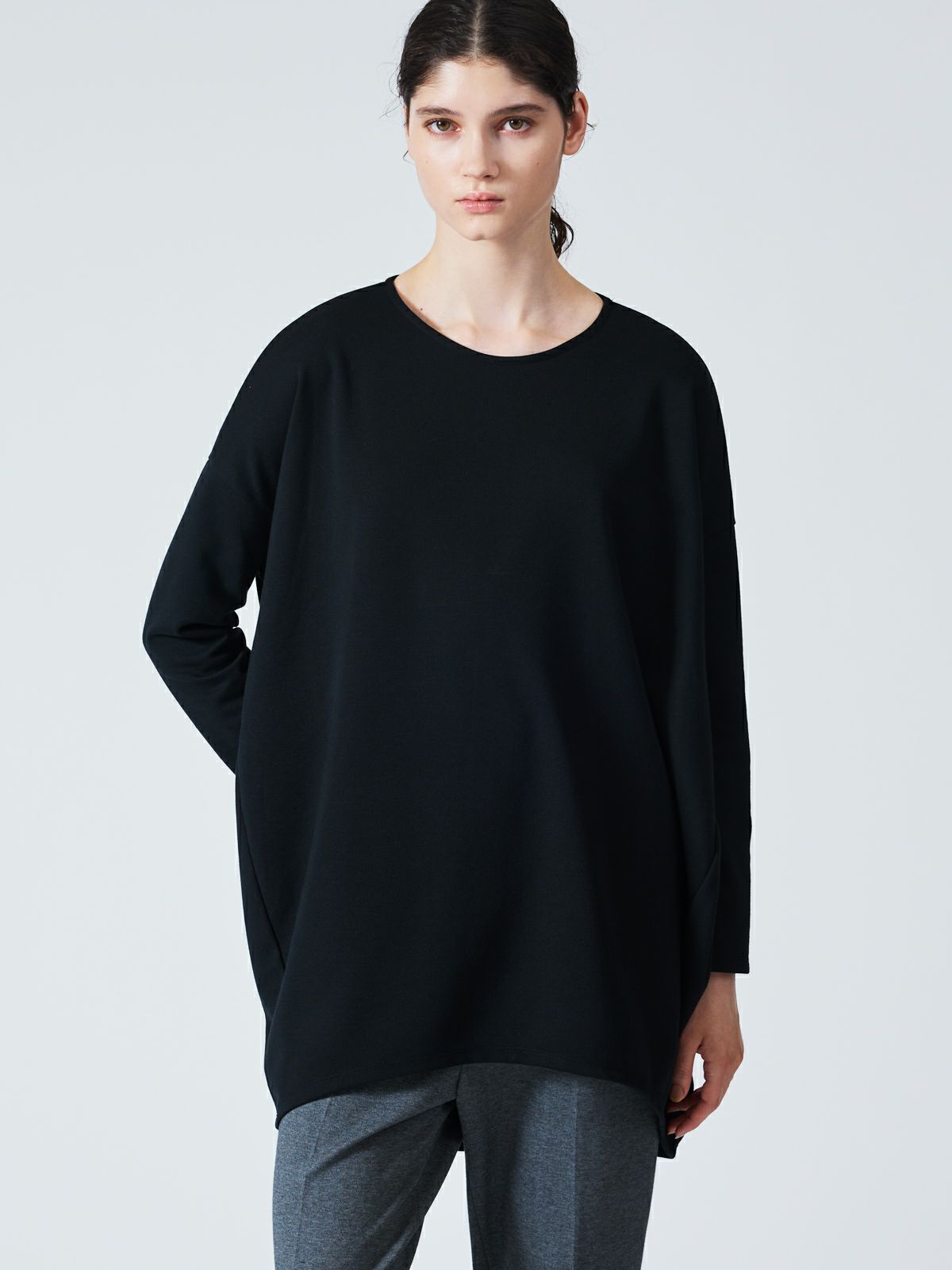 crew neck cocoon P/O