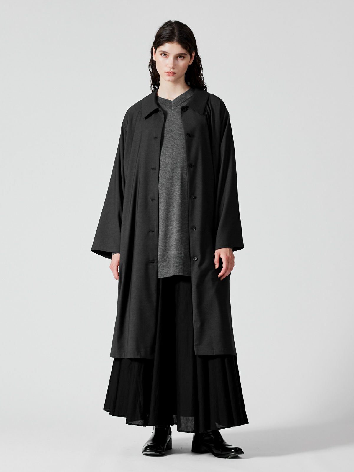 3/10(月)12:00販売終了】mizuiro ind シャツワンピース｜ MARcourt 