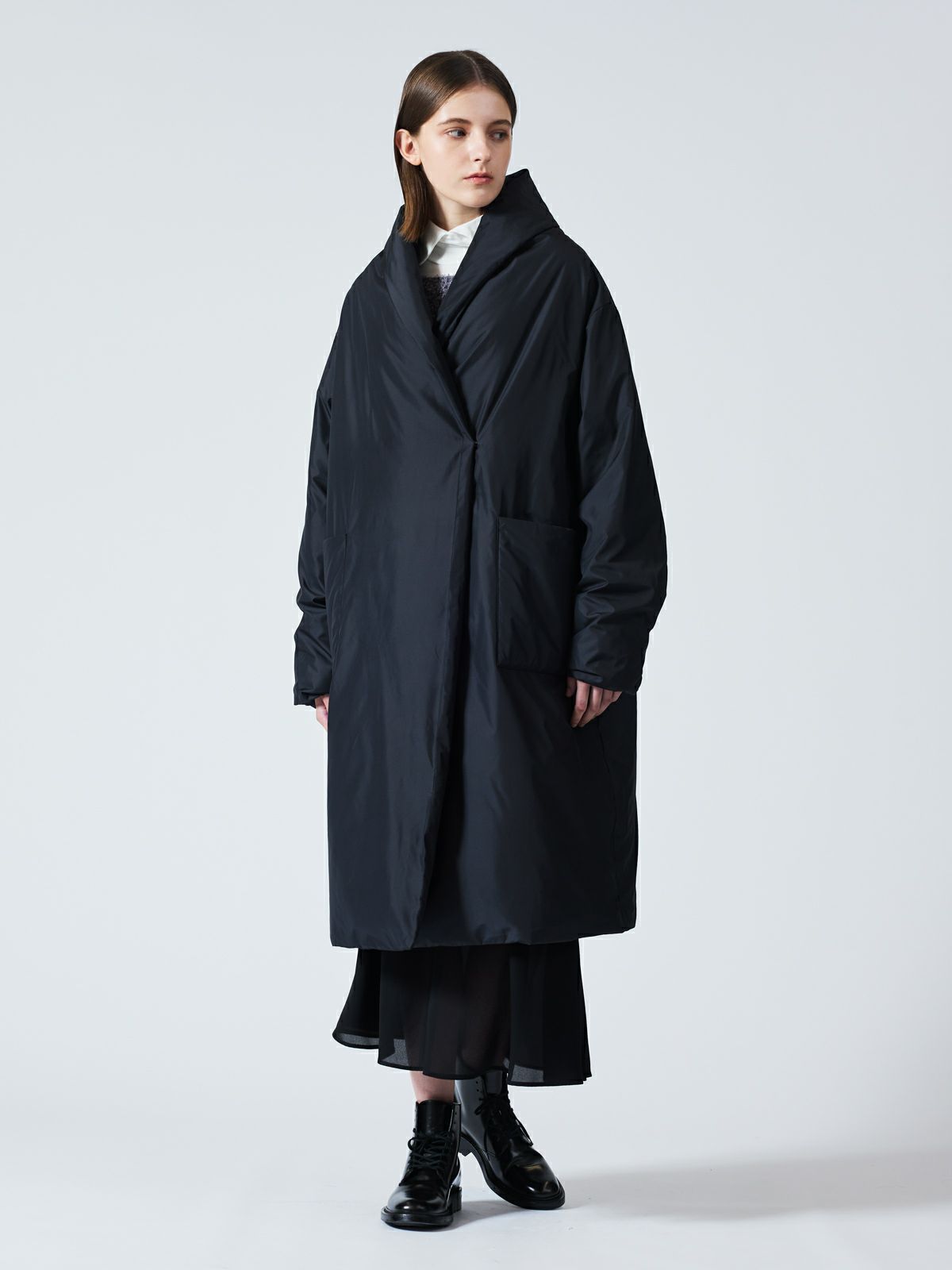 mizuiro ind ドレープライトダウンコート｜ MARcourt ONLINE STORE  