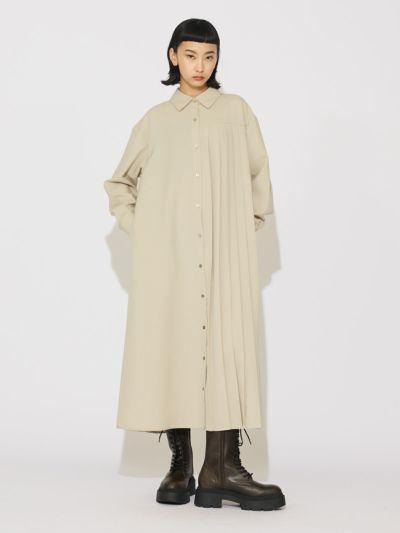 MIDIUMISOLID for Ladies プリーツAラインワンピース