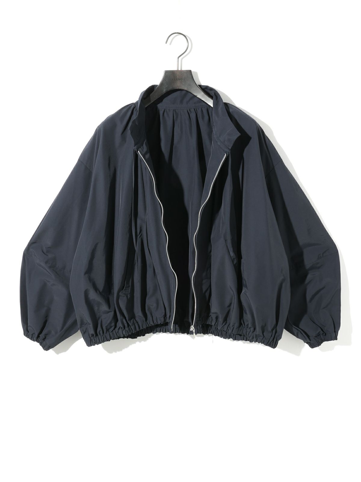 MIDIUMISOLID for Ladies コットン/ナイロンスピンドルギャザー 