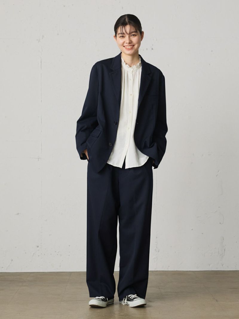 MidiUmi フリルカラーギャザーネックシャツ｜ MARcourt ONLINE STORE