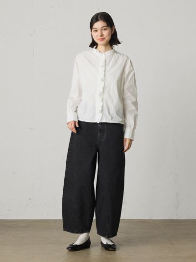 MidiUmi ハイウエスト カーブデニム
