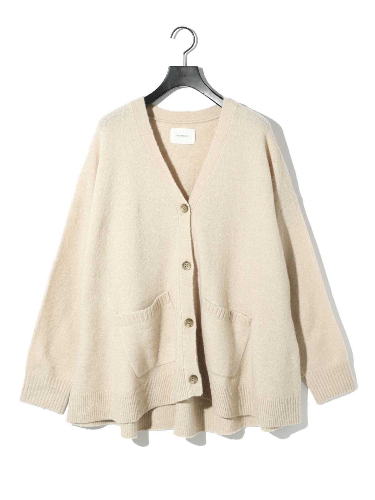 MIDIUMISOLID for Ladies リラックスオーバーサイズカーディガン  