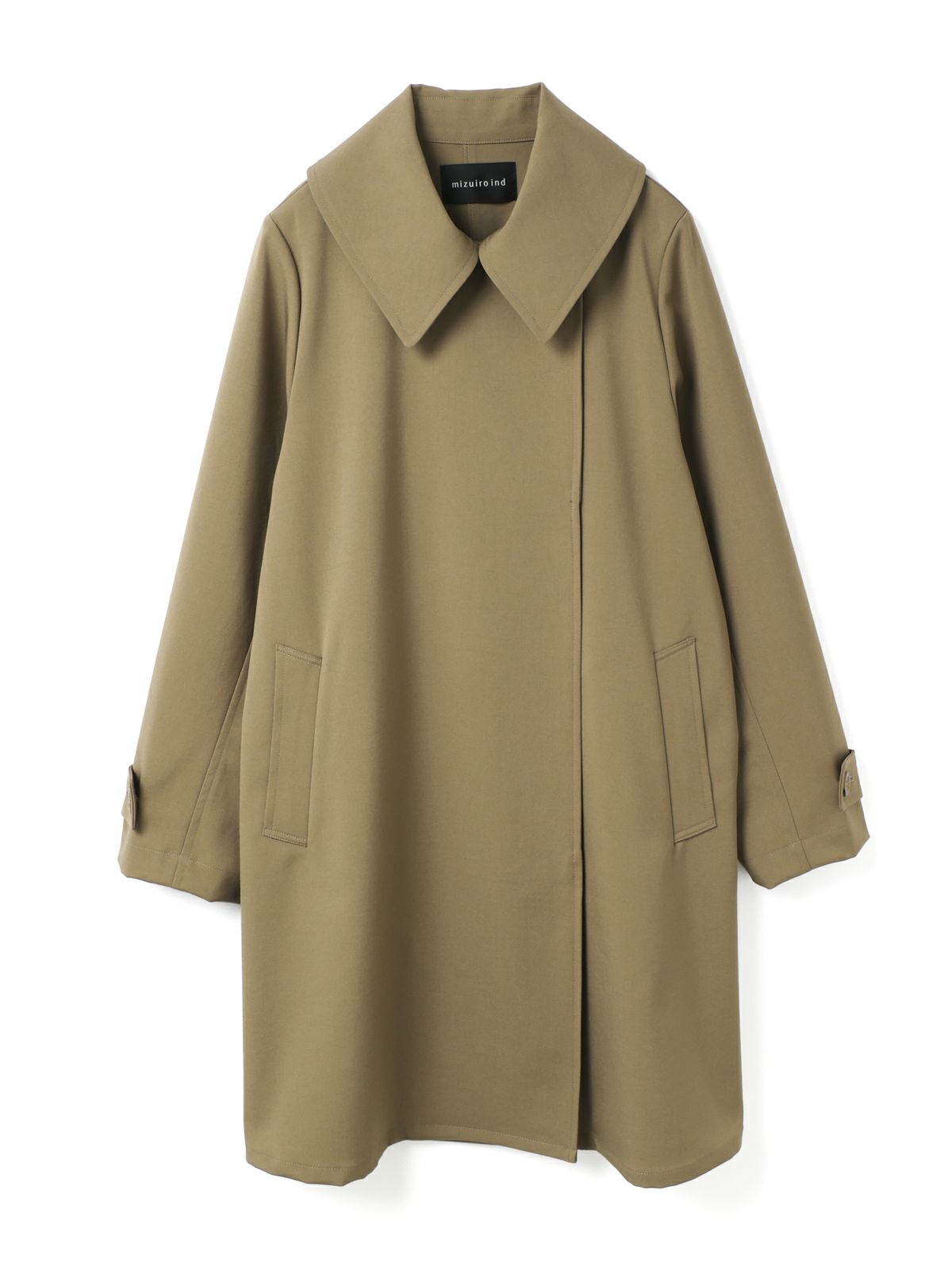 mizuiro ind ポリエステルシャンブレートレンチコート｜ MARcourt 