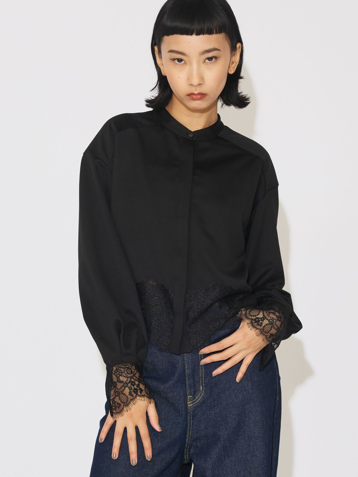 3/10(月)12:00販売終了】MIDIUMISOLID for Ladies レースカットワーク 