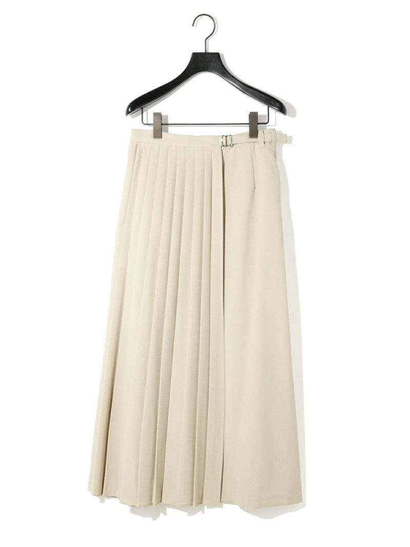 MIDIUMISOLID for Ladies プリーツラップスカート| MARcourt MIDIUMISOLID for Ladies プリーツラップスカート| MARcourt