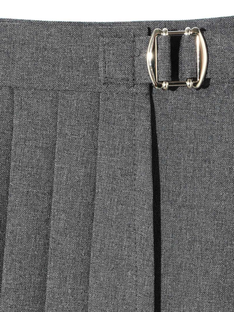 MIDIUMISOLID for Ladies プリーツラップスカート｜ MARcourt