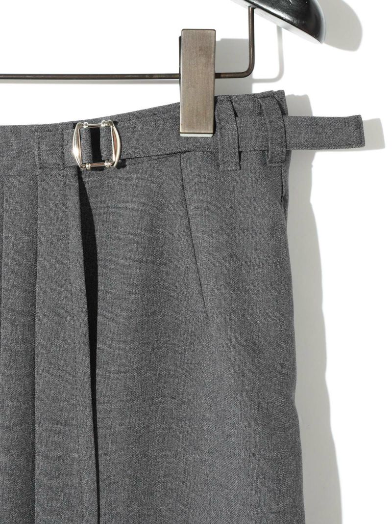 MIDIUMISOLID for Ladies プリーツラップスカート｜ MARcourt