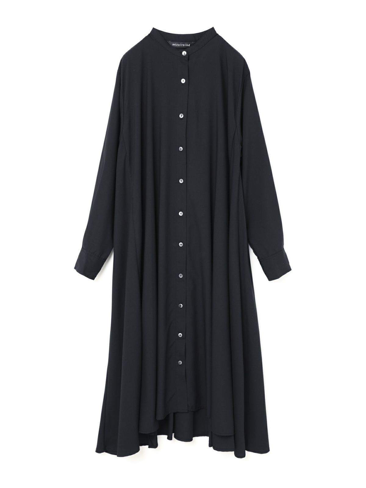 mizuiro ind T/Rスタンドカラーフレアワンピース｜ MARcourt ONLINE  