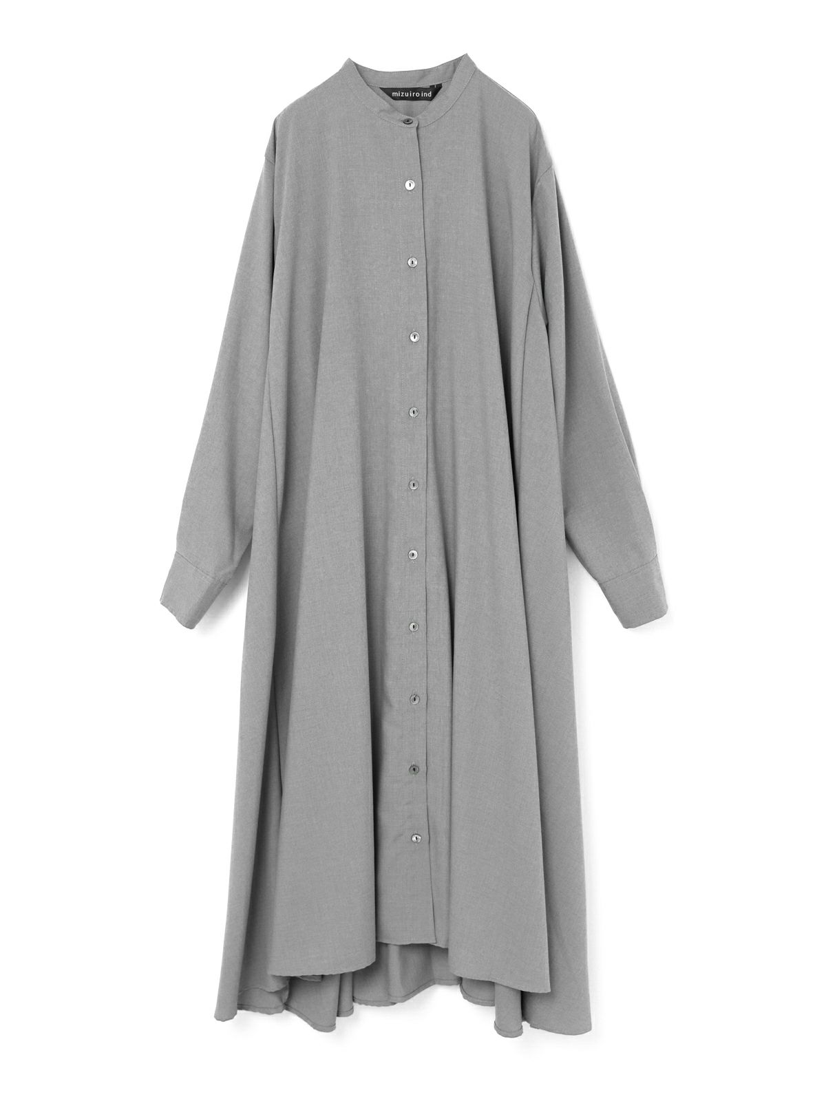 mizuiro ind T/Rスタンドカラーフレアワンピース｜ MARcourt ONLINE 