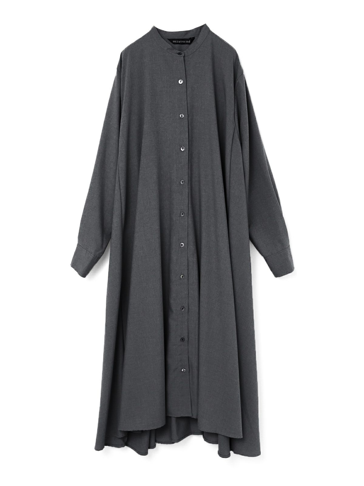 mizuiro ind T/Rスタンドカラーフレアワンピース｜ MARcourt ONLINE  