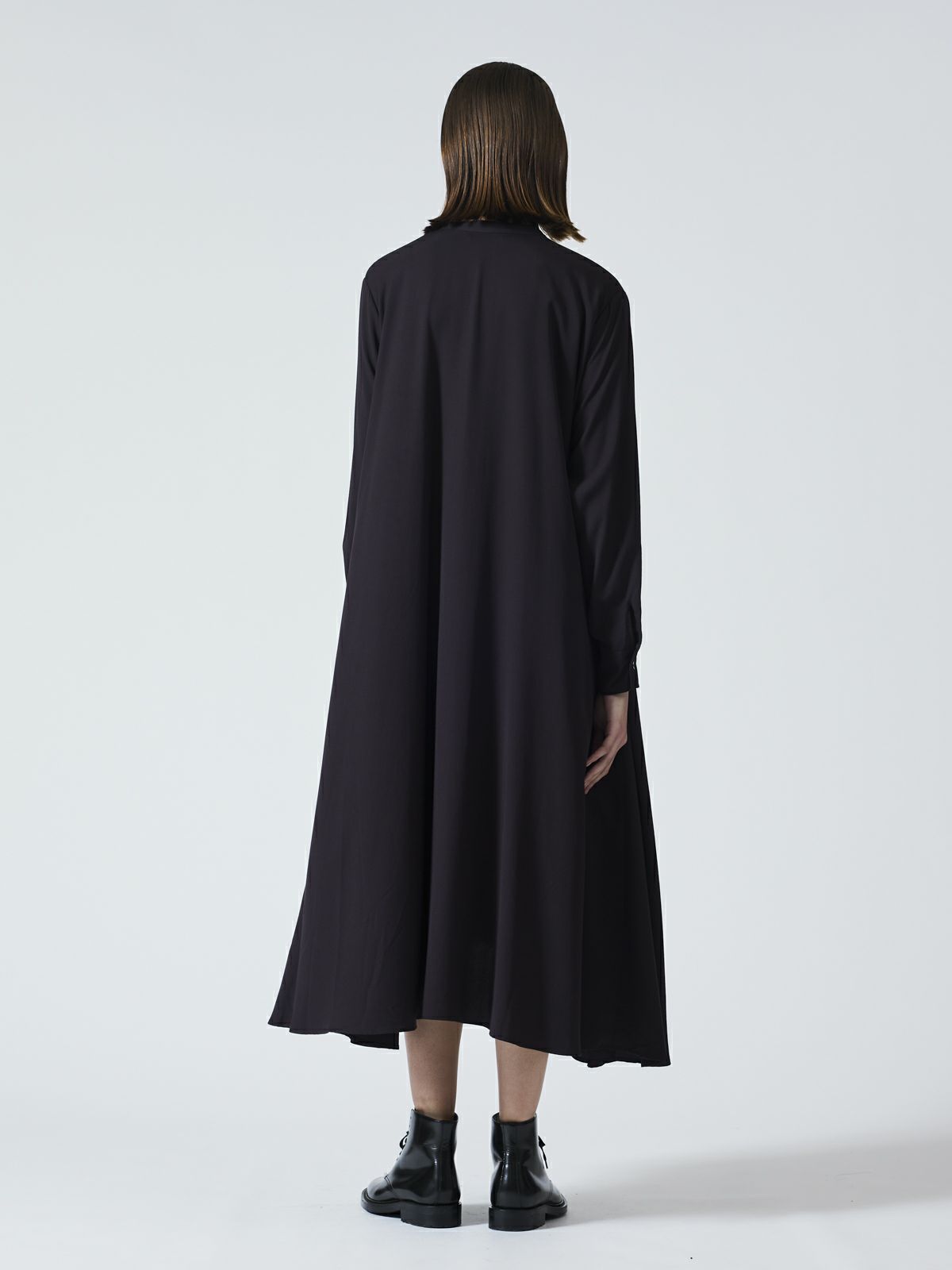 mizuiro ind T/Rスタンドカラーフレアワンピース｜ MARcourt ONLINE 