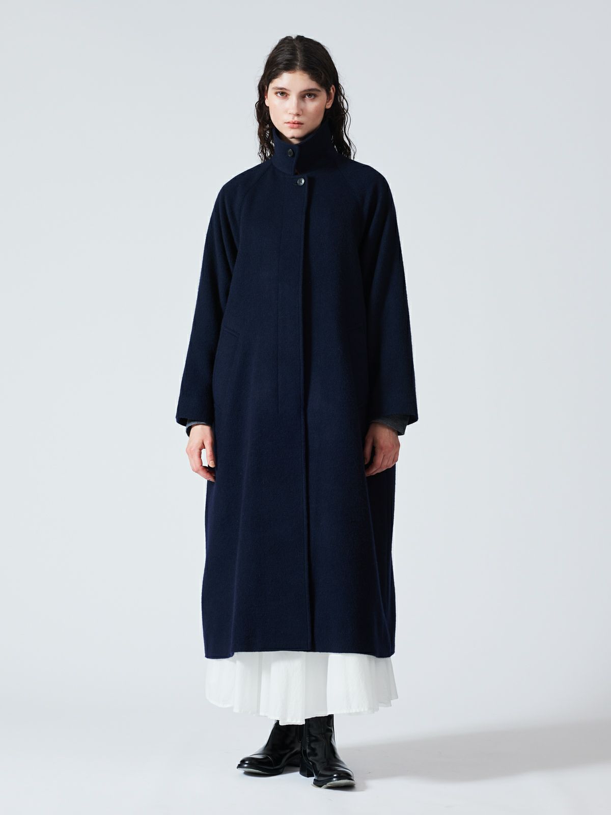 mizuiro ind ウールブレンド バルマカーン コート｜ MARcourt ONLINE 