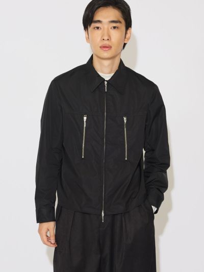 MIDIUMISOLID Men’s ナイロンシャツブルゾン
