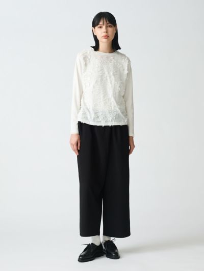 mizuiro ind ラップライクイージーパンツ