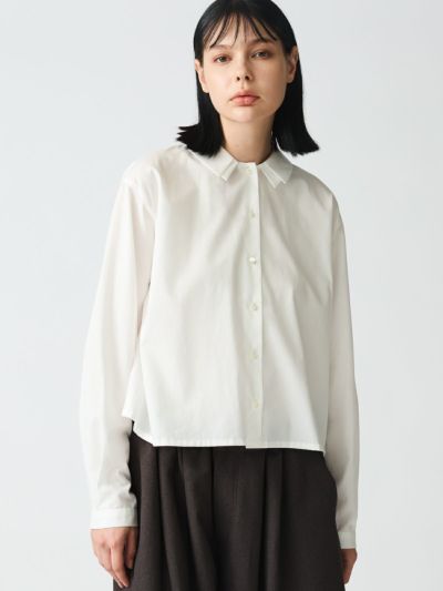 mizuiro ind ダブルカラーシャツ