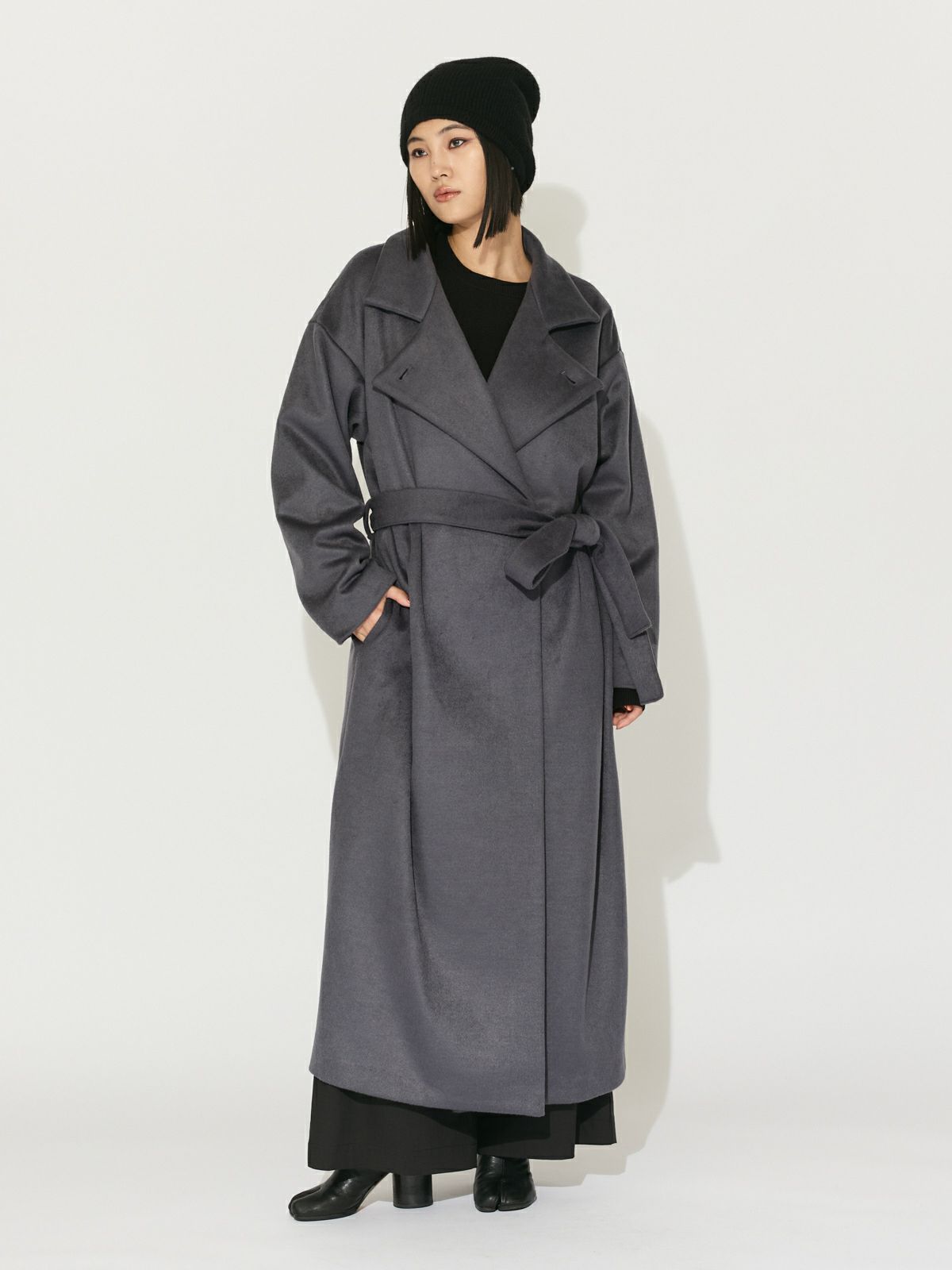 MIDIUMISOLID for Ladies ベルト付ロングコート｜ MARcourt ONLINE 