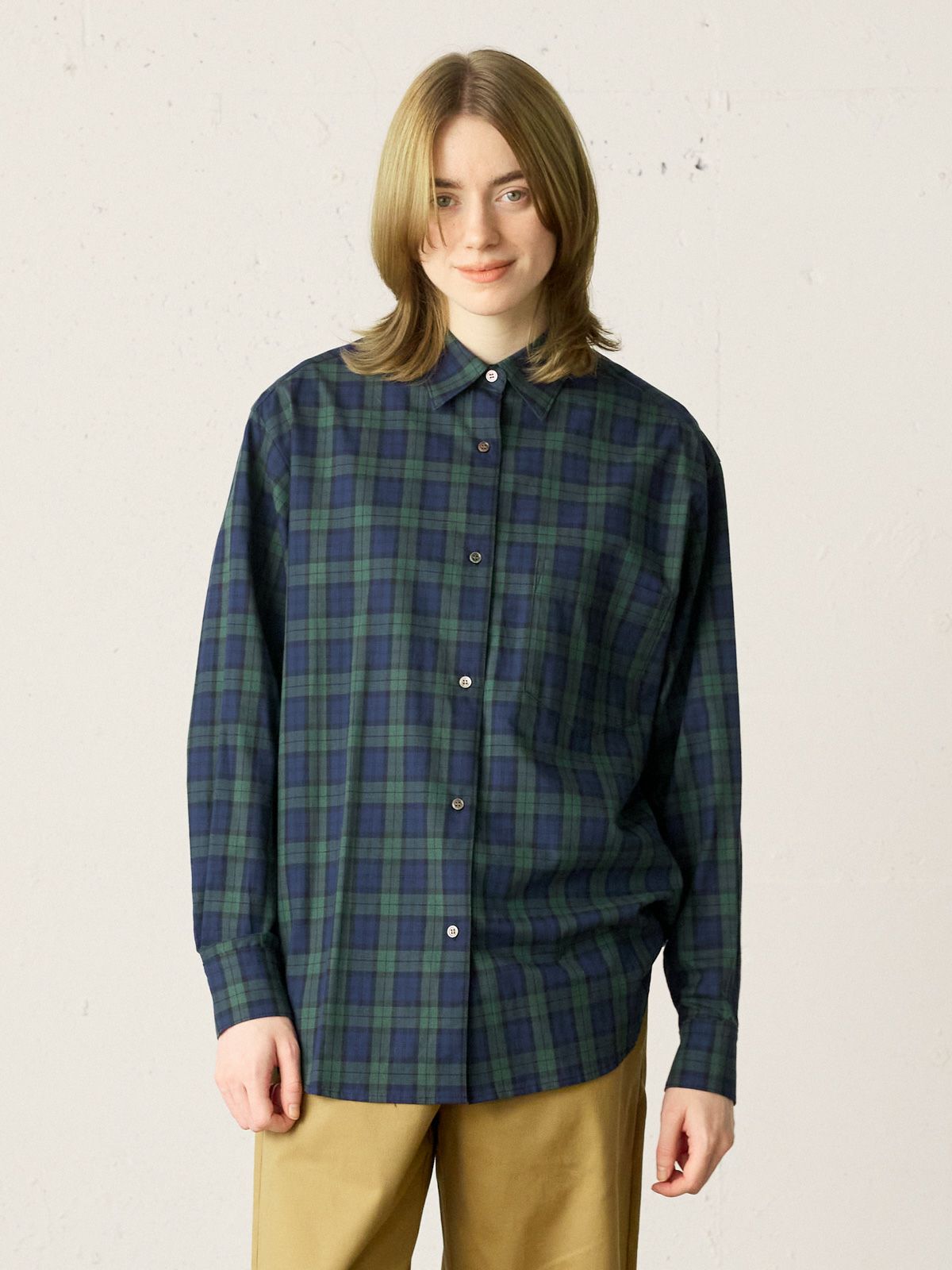 3/10(月)12:00販売終了】MidiUmi チェックワイドシャツ｜ MARcourt 