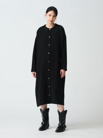 mizuiro ind プリーツカラーワンピース