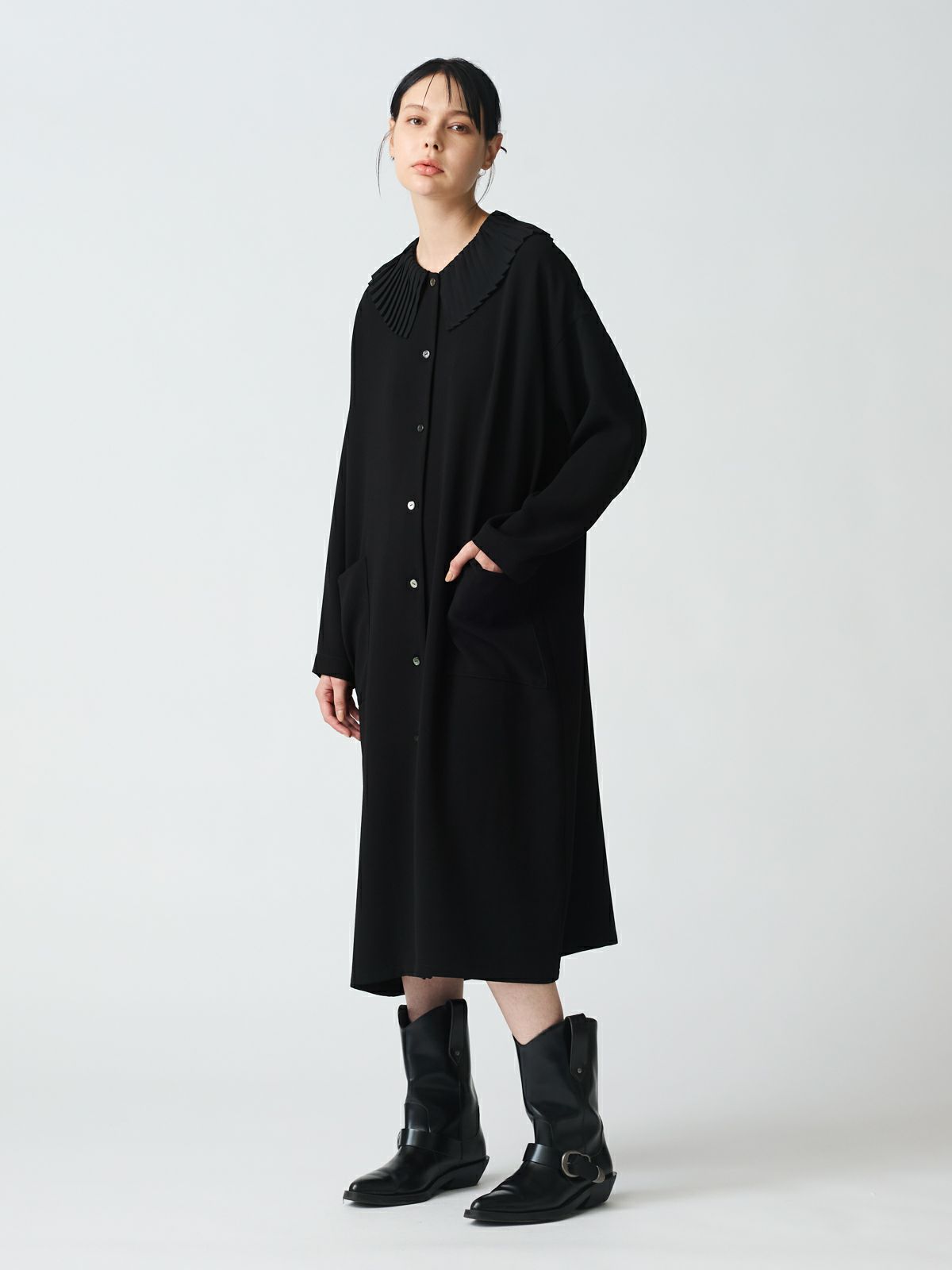mizuiro ind プリーツカラーワンピース｜ MARcourt ONLINE STORE 