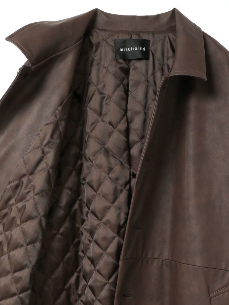 mizuiro ind シンセティックレザージャケット｜ MARcourt ONLINE STORE - マーコートオンラインストア