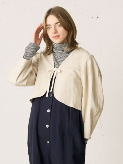 【3/10(月)12:00販売終了】MidiUmi オーガニックフランネルボレロ