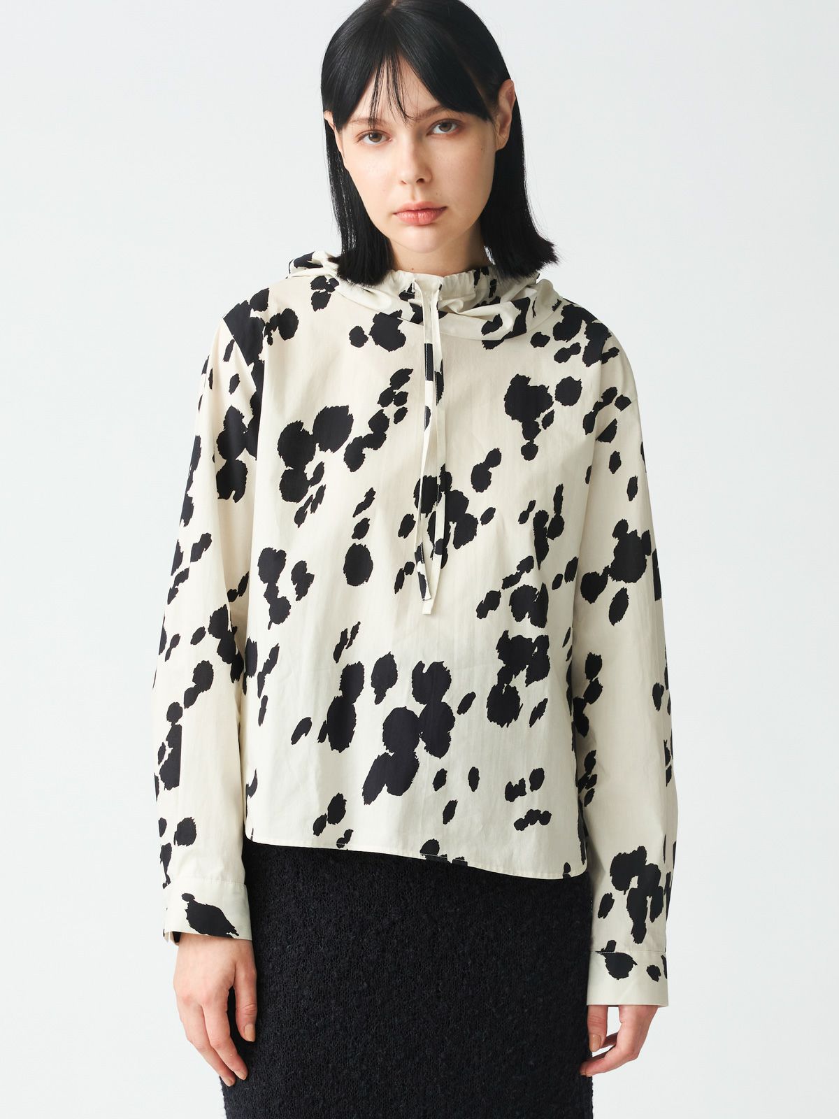 dalmatian pattern print shirt