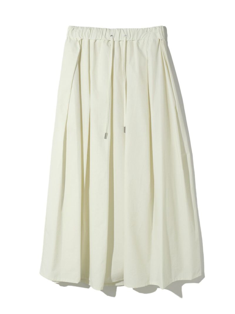MIDIUMISOLID for Ladies ナイロンボリュームスカート