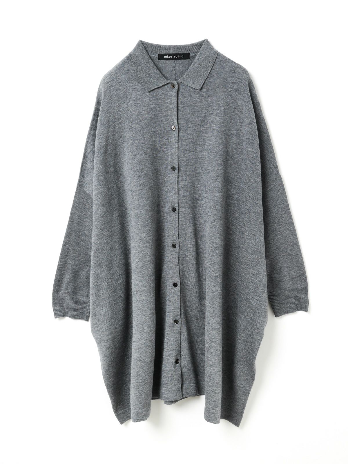 mizuiro ind 襟付きロングカーディガン｜ MARcourt ONLINE STORE 