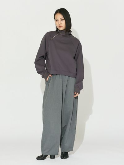 MIDIUMISOLID for Ladies コクーンアーリーパンツ