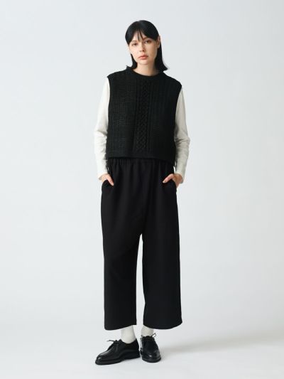 mizuiro ind ラップライクイージーパンツ