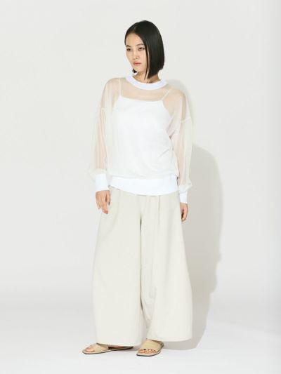 MIDIUMISOLID for Ladies バレルイージーパンツ
