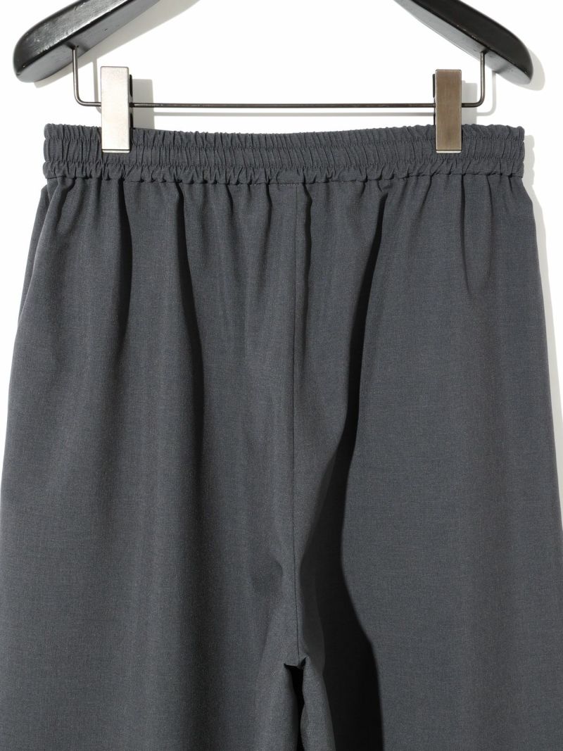 MIDIUMISOLID パンツ for Ladies フリンジレースイージーパンツ
