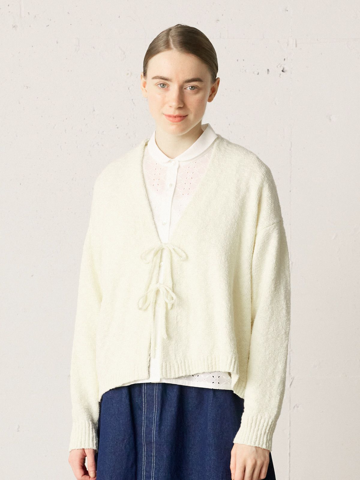 MidiUmi リボンニットカーディガン｜ MARcourt ONLINE STORE