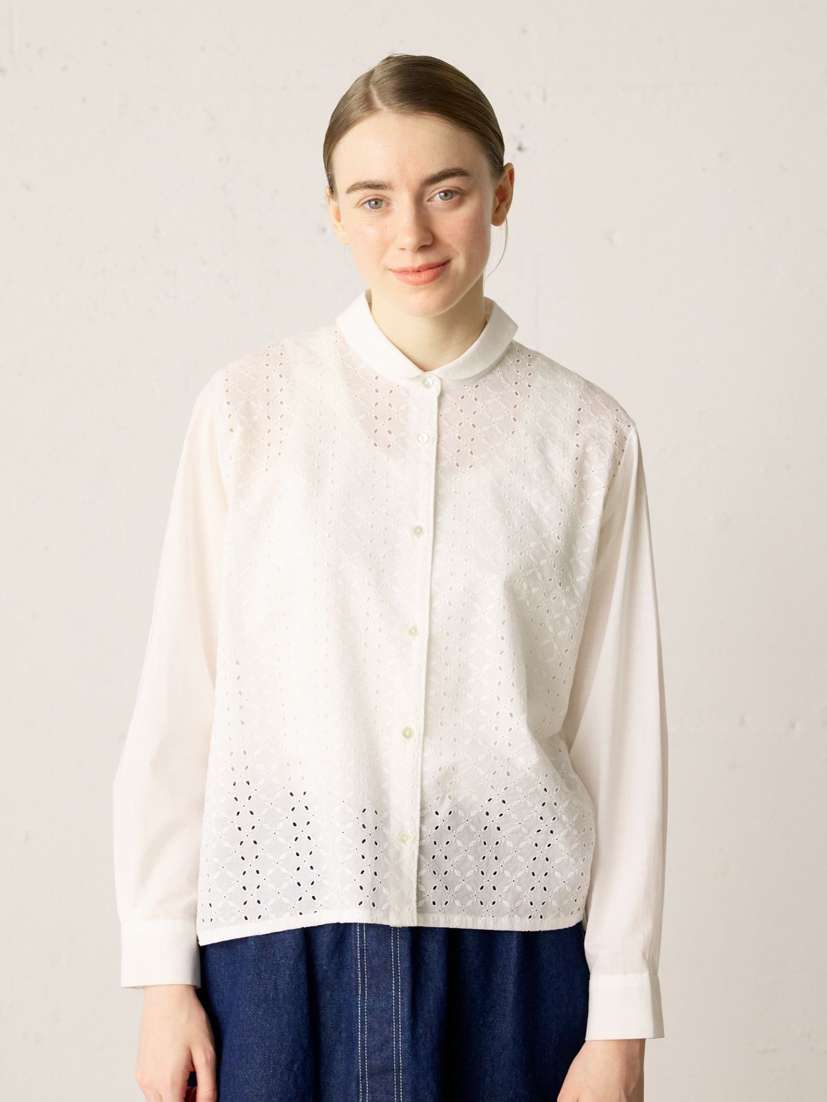 dutch collar lace shirt