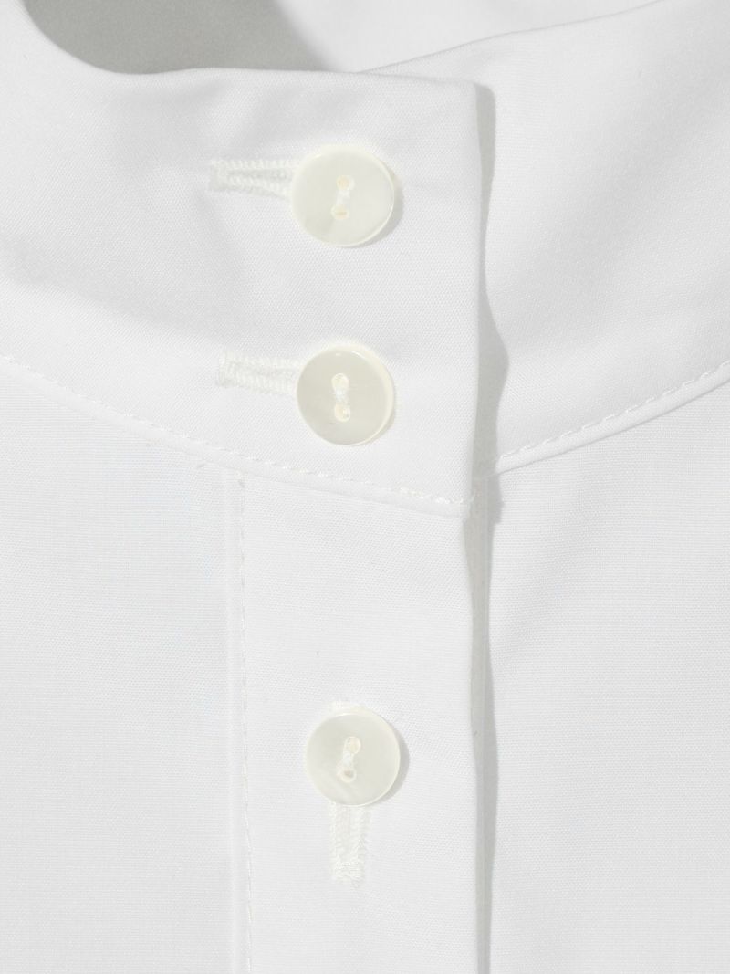 MIDIUMISOLID for Ladies バルーンシャツプルオーバー