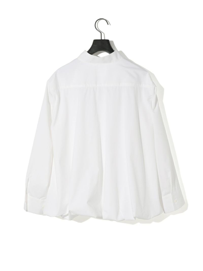MIDIUMISOLID for Ladies バルーンシャツプルオーバー