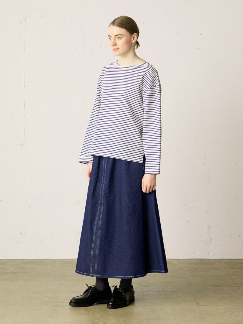MidiUmi デニムフレアスカート｜ MARcourt ONLINE STORE