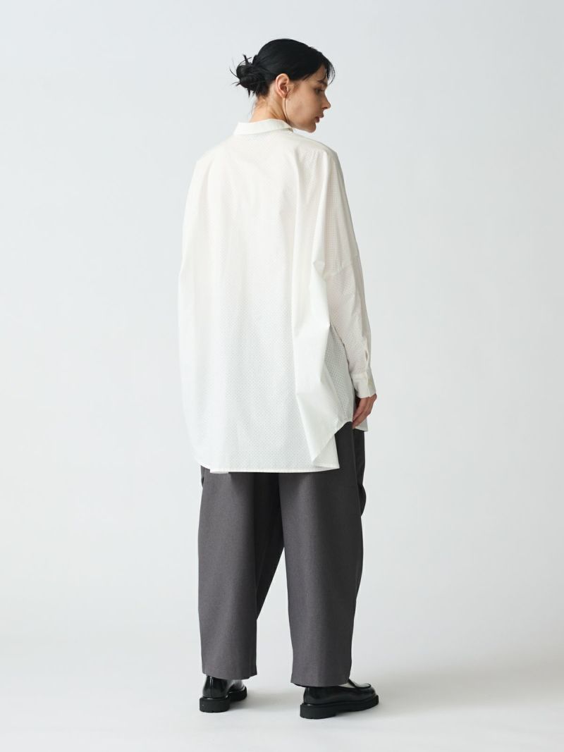 mizuiro ind パンチングワイドシャツ｜ MARcourt ONLINE STORE