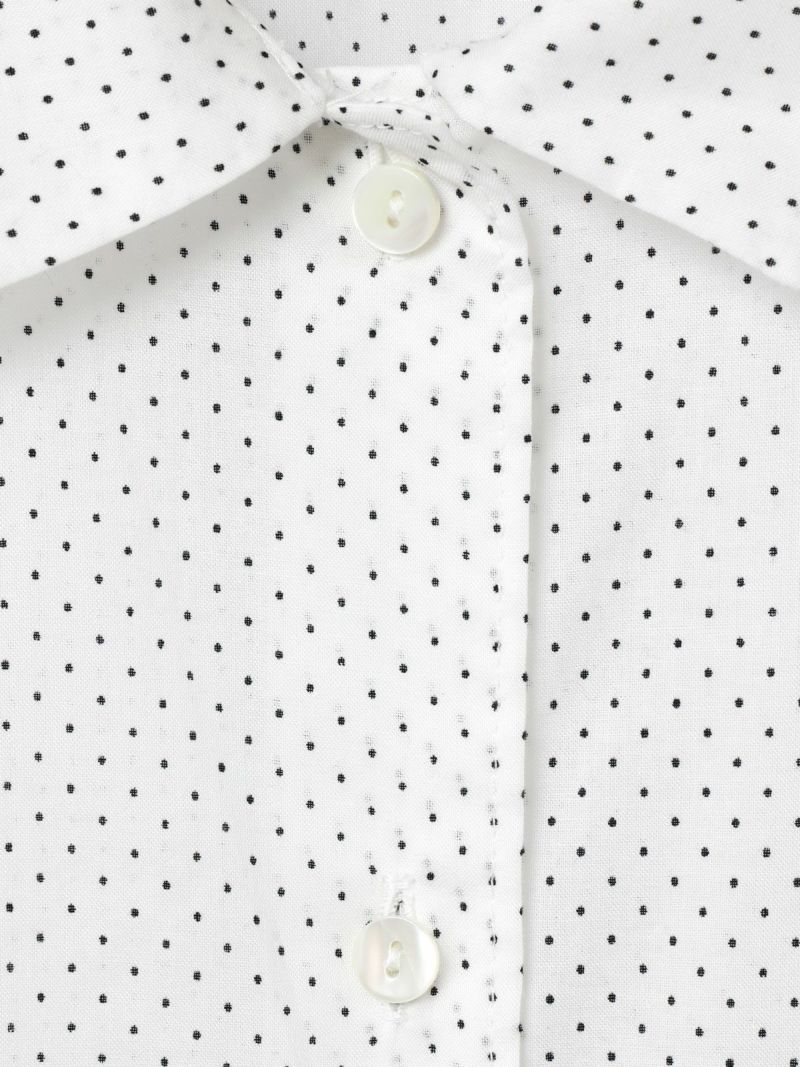 MidiUmi ベルト付きドットシャツワンピース｜ MARcourt ONLINE