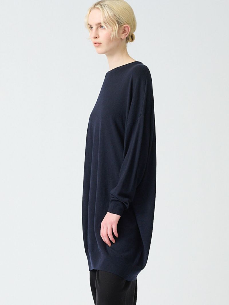 3/10(月)12:00販売終了】mizuiro ind クルーネックワイド