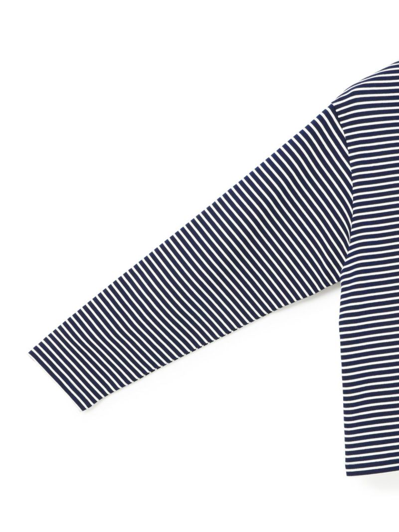 MidiUmi ボーダースタンドネックカーディガン｜ MARcourt ONLINE