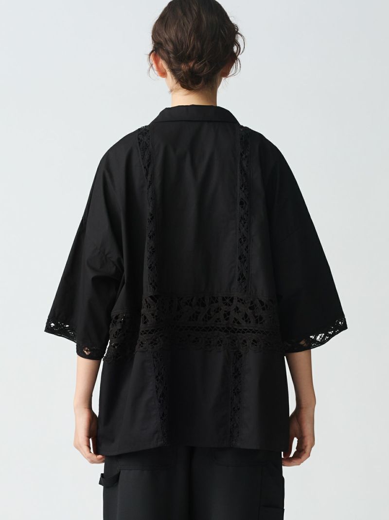 mizuiro ind バテンレースワイドシャツ｜ MARcourt ONLINE STORE
