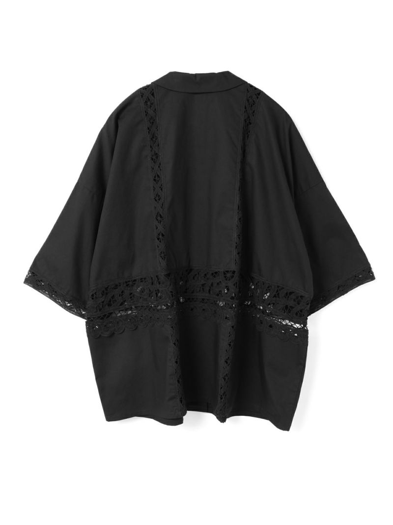 mizuiro ind カットジャカードハーフスリーブシャツ｜ MARcourt