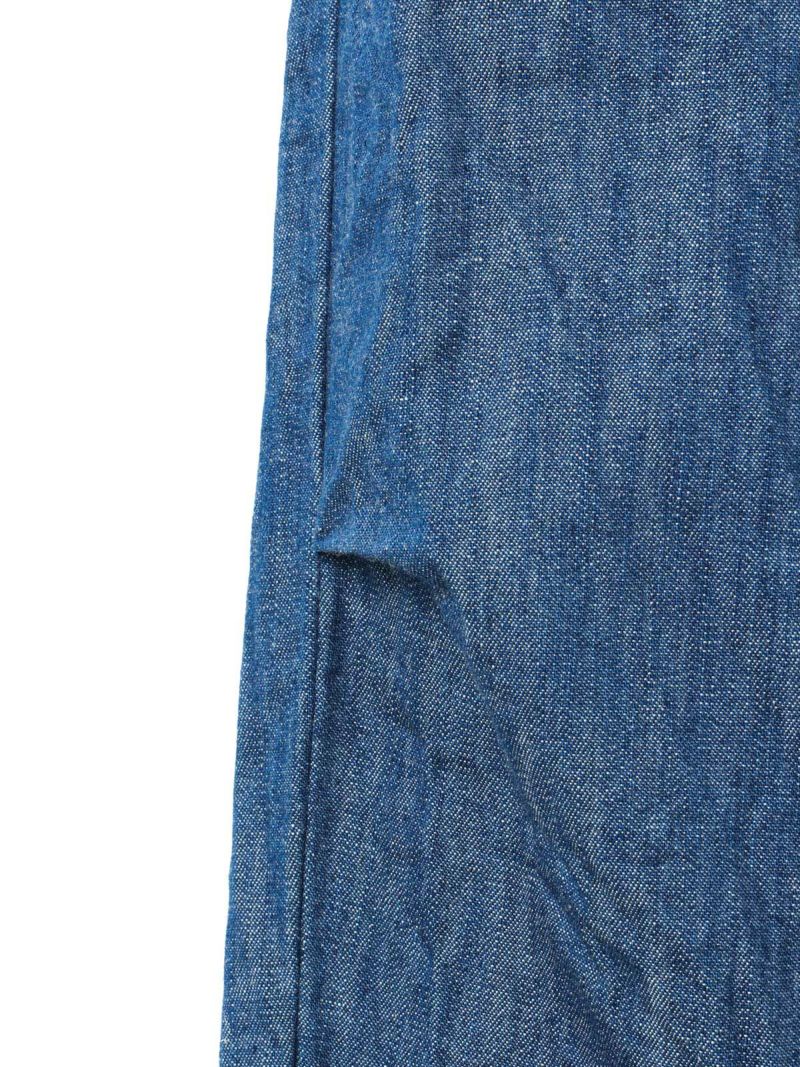 mizuiro ind デニムドローストリングボリュームパンツ