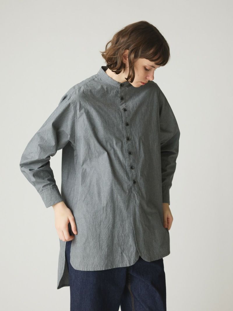MidiUmi - 【極美品】ミディウミ　 プルオーバーロングシャツオーガニック MidiUmi ワイドロングシャツ｜ MARcourt ONLINE STORE